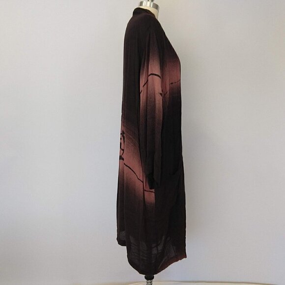 Bamboo 100% Rayon Art to Wear Top Sweater Set One Size New Lagenlook Womens - Picture 6 of 11